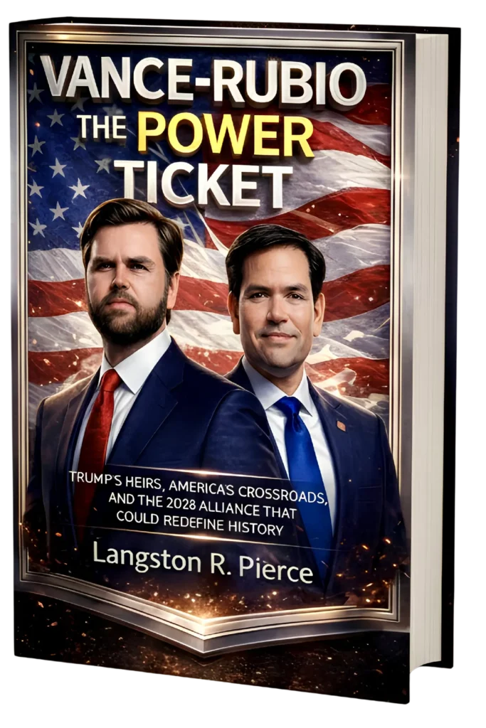A 3d mockup of book named Vance-Rubio: The Power Ticket